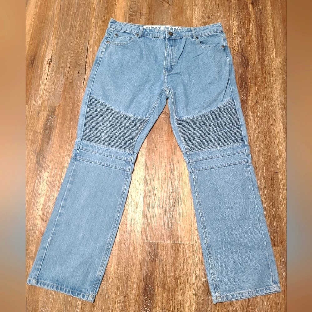 Noiz Mens Premium Denim Jeans Size 40x34 Vintage Y2k Baggy Hip Hop Skater